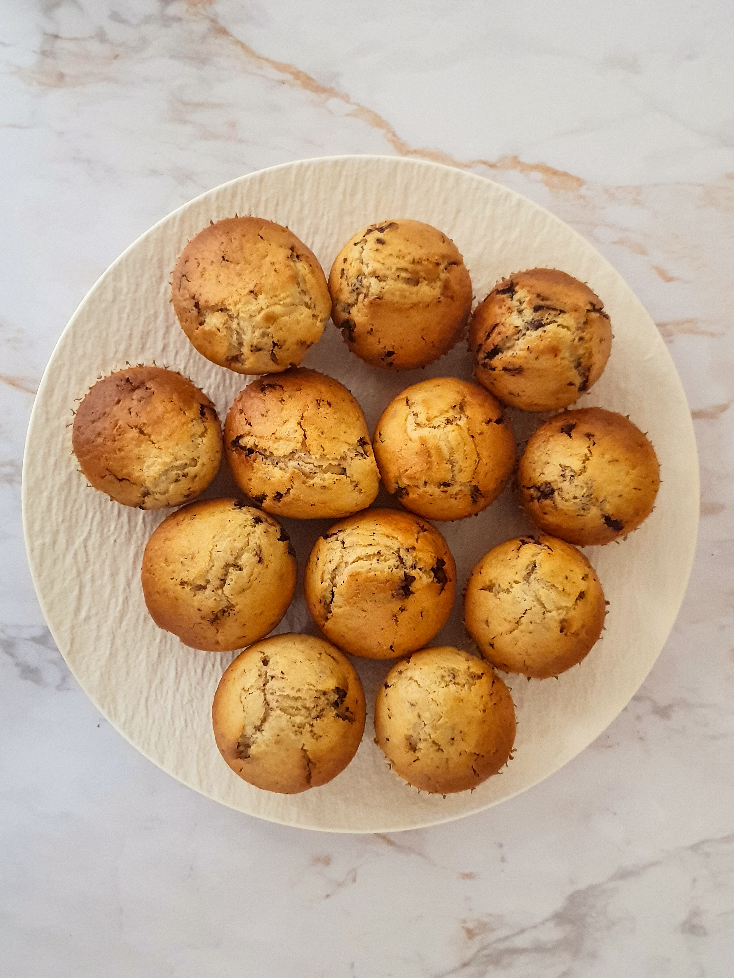 Muffins aux pépites de chocolat